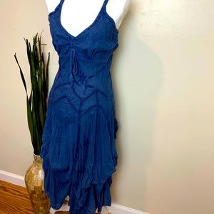 Light weight DENIUM spaghetti strap dress 💄